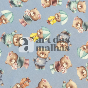 Moletinho Estampado - Urso 6 /m