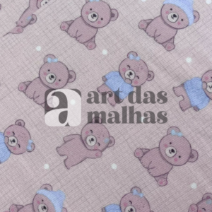 Moletinho Estampado - Urso 8 /m