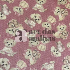 Plush Digital com Elastano - Cachorro 1 /m