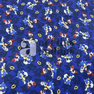 Plush Estampado com Elastano - Sonic 1 /m