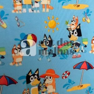 Malha PP Estampada - Bluey 3