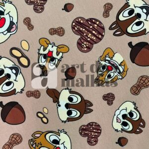 Malha PP Estampada - Chip e Dale 1