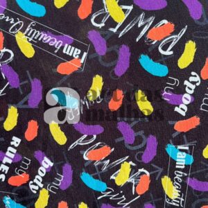 Malha PP Estampada - Girl Power 1