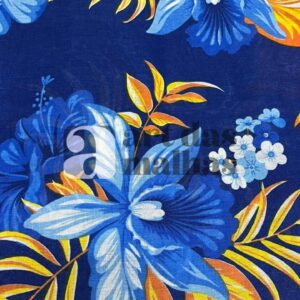 Malha Suede Estampada - Floral Tropical 1