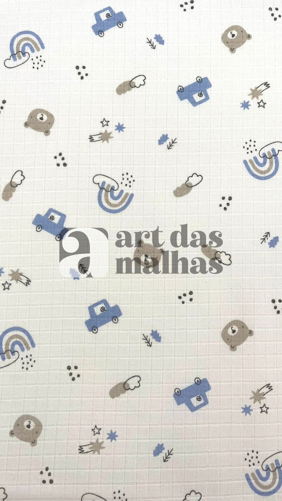 Fralda Digital - Bichinhos Azul 1