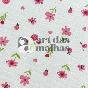 Fralda Digital - Florzinha Rosa 1