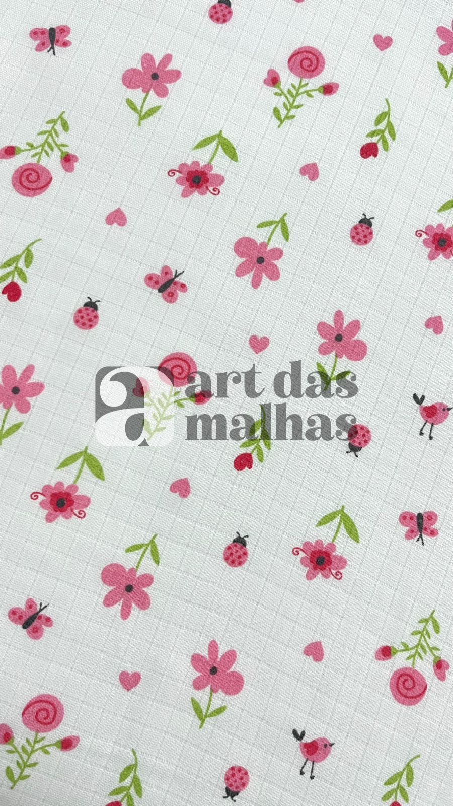 Fralda Digital - Florzinha Rosa 1
